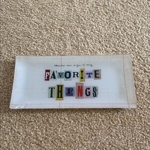 Colorful 'Favorite Things' Decorative